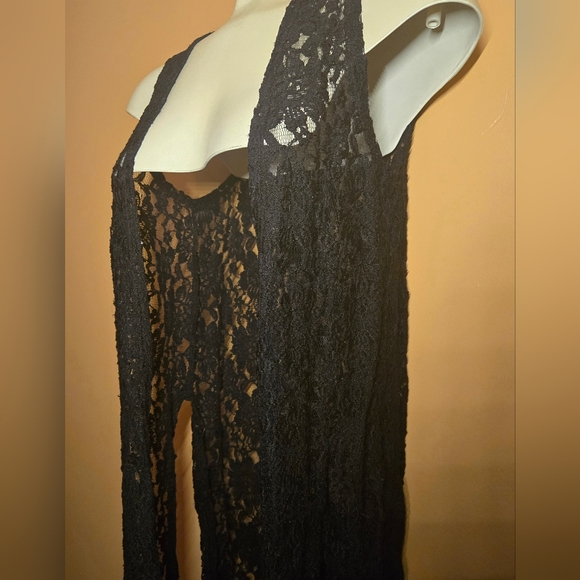 LuLaRoe long lace open cardigan, XS - Picture 4 of 7